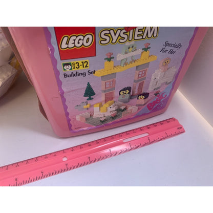 Vintage 1994 LEGO SYSTEM 345 Pink Building Set Basic For Her Incomplete