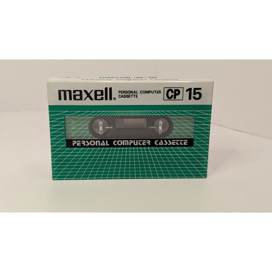 Vintage Maxell CP-15 Personal Computer Cassette Sealed New 15