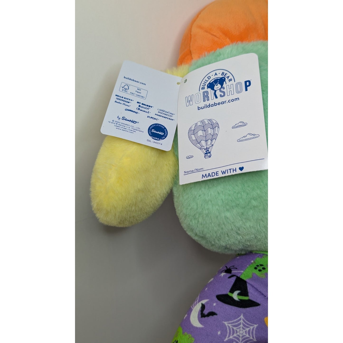Build a Bear Workshop Halloween Zombie Pompompurin Hello Kitty & Friends Sanrio