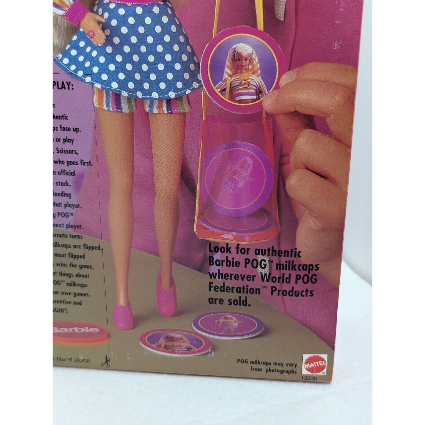 Barbie World POG Fun Doll Special Edition 1994 Mattel #13239