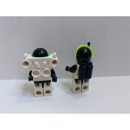Lot of 2 Vintage 1990s LEGO Space Blacktron II Jetpack Minifigures sp002 sp055