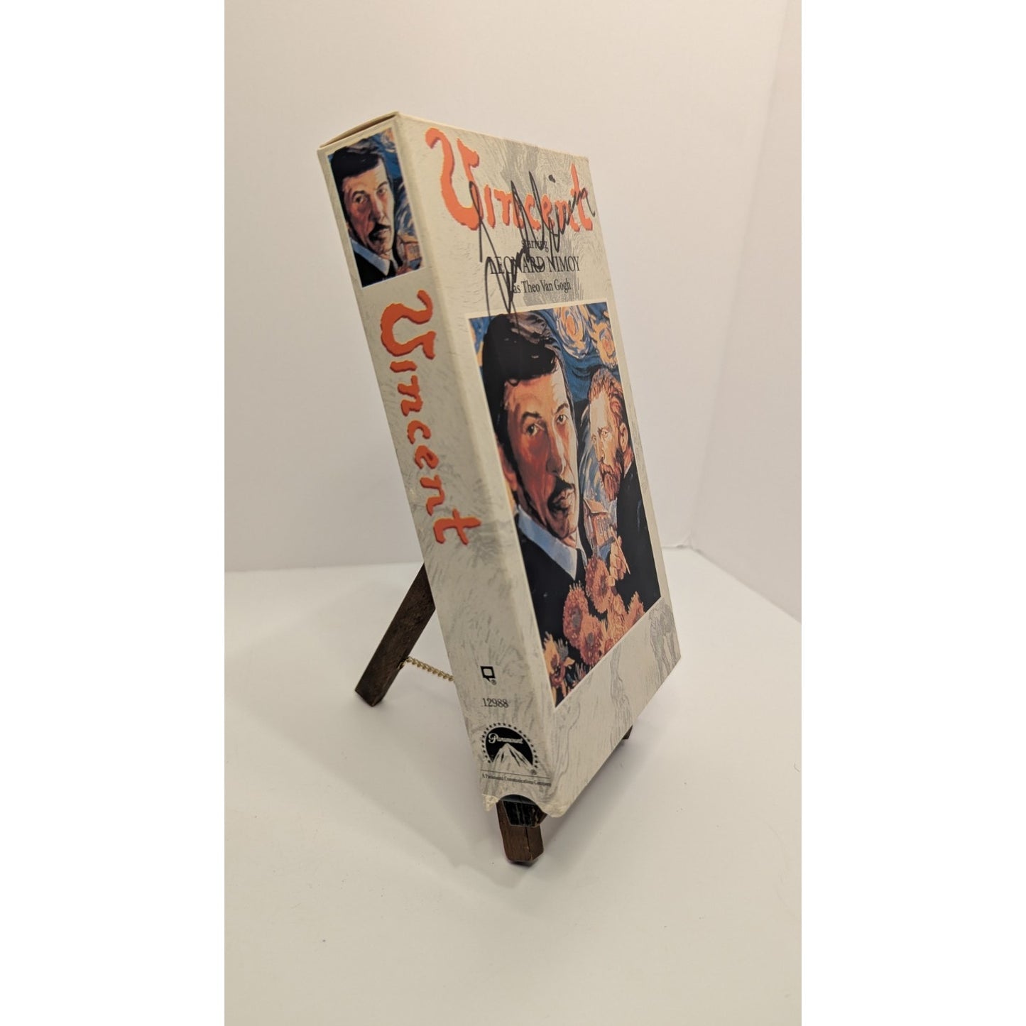 Autographed Leonard Nimoy VINCENT VHS Rare & OOP 1981 One-Man Performance Biopic