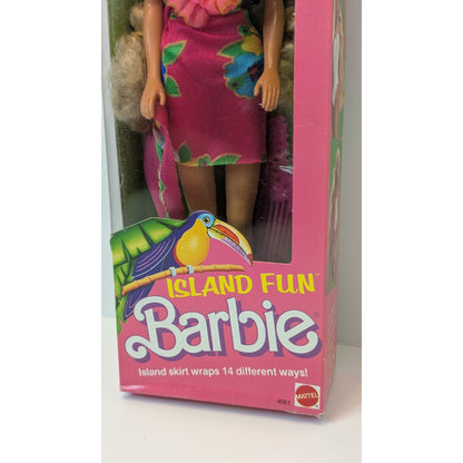 Sealed Vintage 1987 Island Fun Barbie Doll b #4061 Mattel Unopened Read