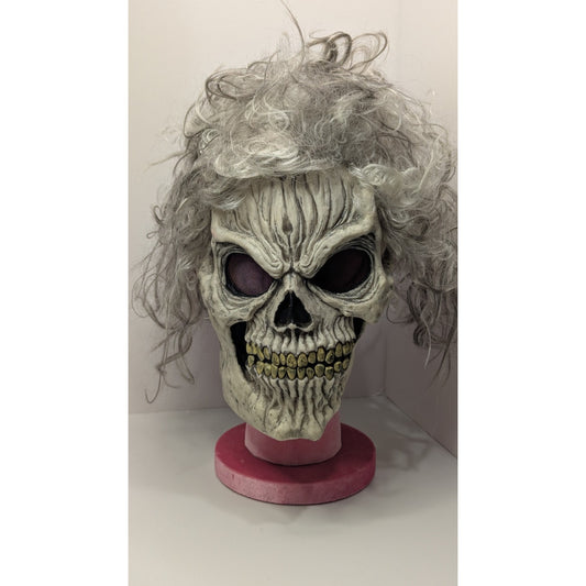 Easter Unlimited Skull Ghoul Mask Hair Fun World Rare Halloween Retro Horror VTG