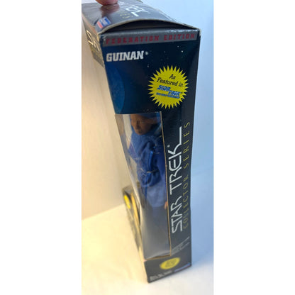 Vtg STAR TREK GUINAN Federation Collector Series Playmates 9" 1995 Whoopi Figure