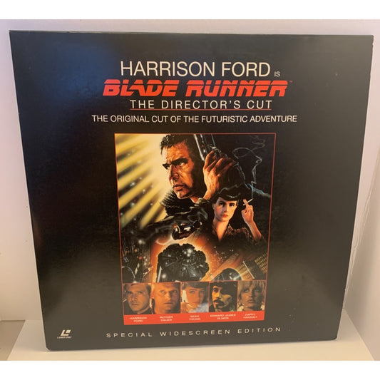 Blade Runner Directors Cut Laserdisc Special Widescreen Edition 2 Discs TESTED