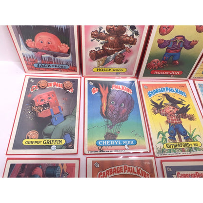 Vintage 1986/87 GARBAGE PAIL KIDS Lot ORIGINAL STICKERS CARD LOT 12 pc