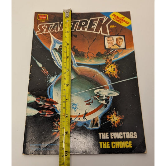 Lot of 2 Vintage 1976 Whitman Dynabrite Star Trek Comics
