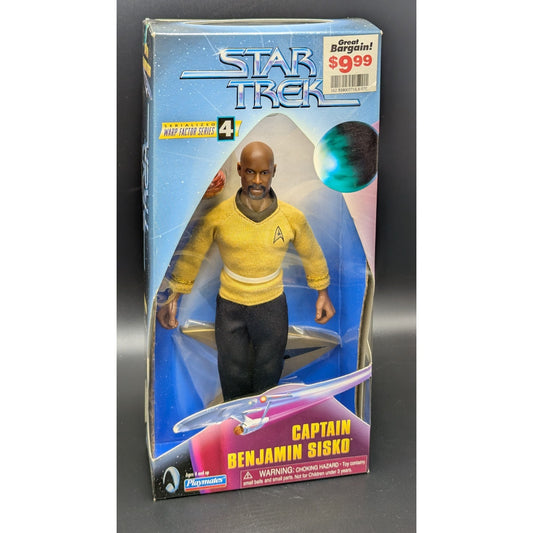 Playmates 9" Star Trek Captain Benjamin Sisko Warp Factor Series 4 Figure -NIB