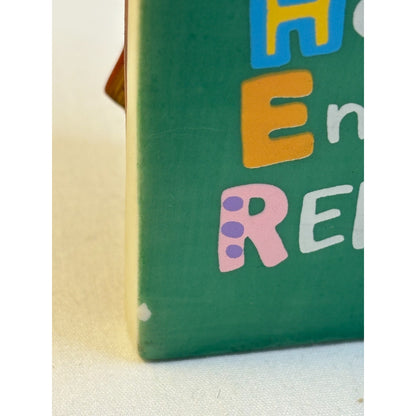 Hallmark Peanuts Gallery Lucy Ceramic Teacher Figure 1st Ed 5655 Ms Van Pelt