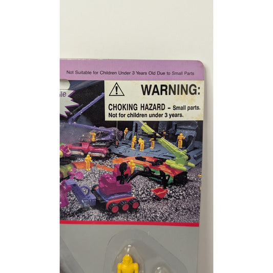 Vintage 80s SILVERLIT MULTIMAC Galaxy Series Super Excavator Construction Team