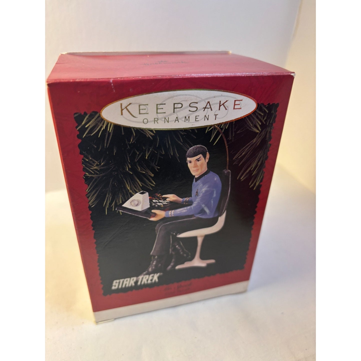 Vintage Hallmark Keepsake Christmas Ornament Star Trek Series Mr. Spock 1996 New