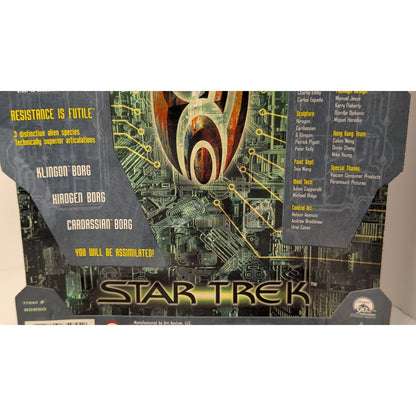 Star Trek Borg Assimilation KLINGON Figure 1 of 3 Art Asylum 2002