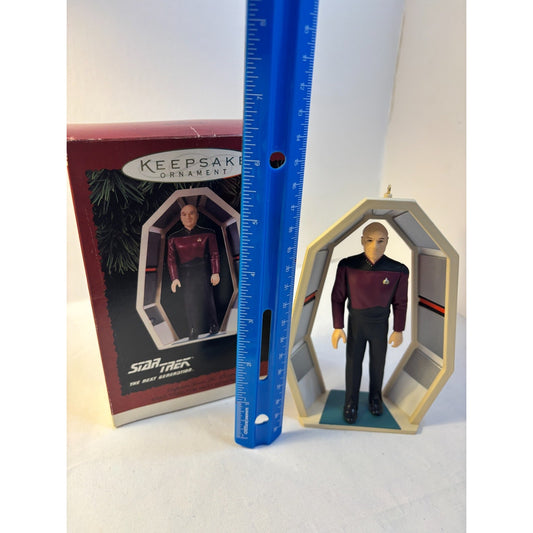 Hallmark Star Trek Captain Jean-Luc Picard Keepsake Christmas Ornament 1995 TNG