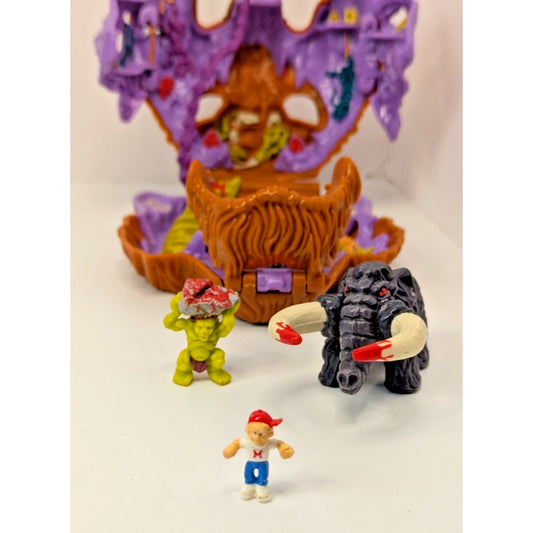 Vintage Mighty Max BATTLE CAT Doom Zone Playset Complete Bluebird 1993