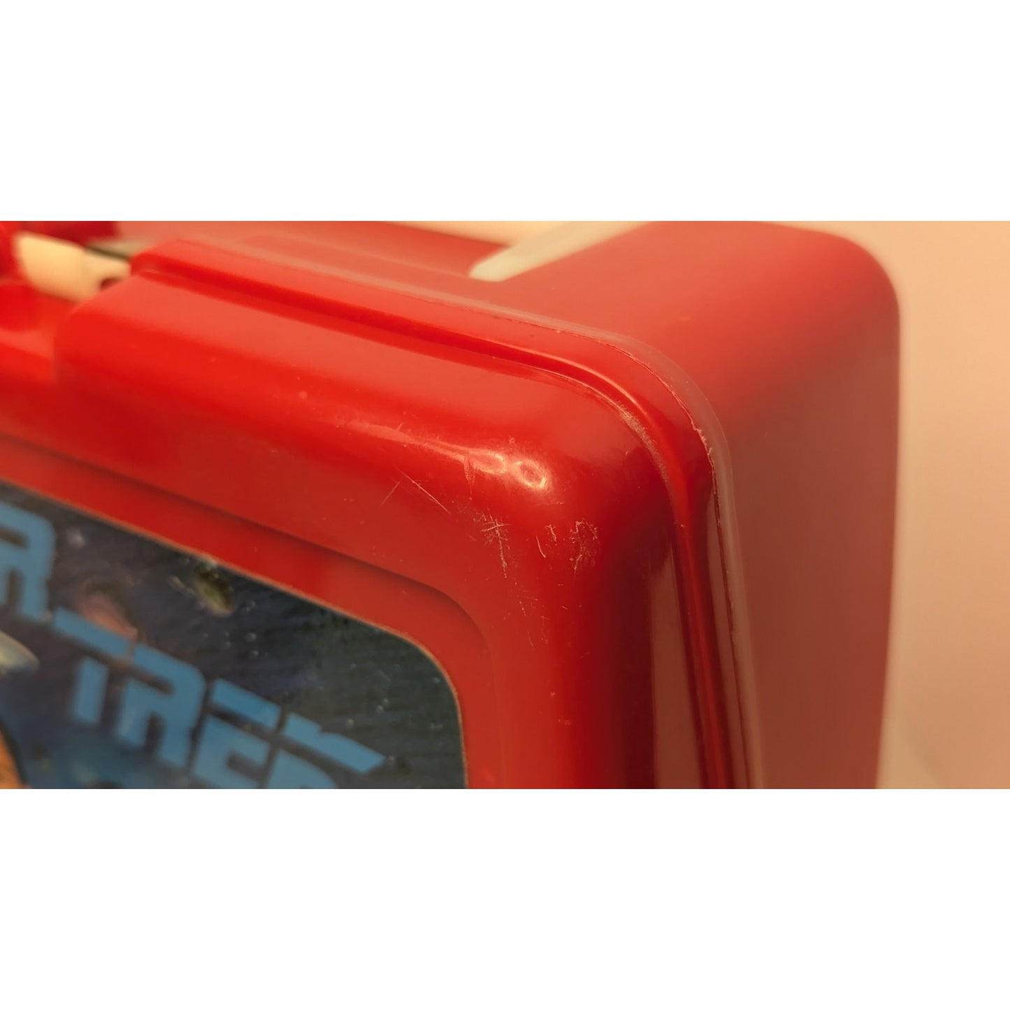 Vintage 1989 Thermos Star Trek The Next Generation Red Plastic Lunch Box