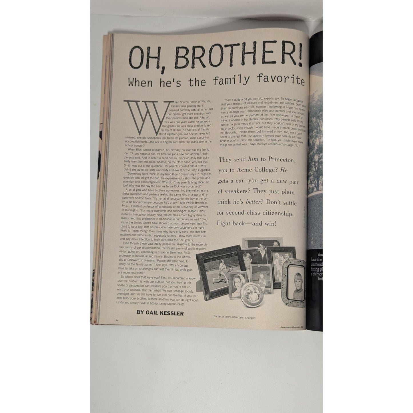 Vintage Seventeen Magazine December 1986 Claire Warner Holiday Party Style