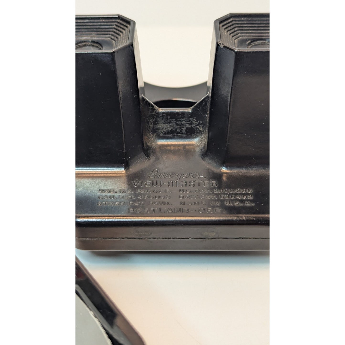 Vintage 40's Bakelite Sawyer View-Master With Working Light Attachment