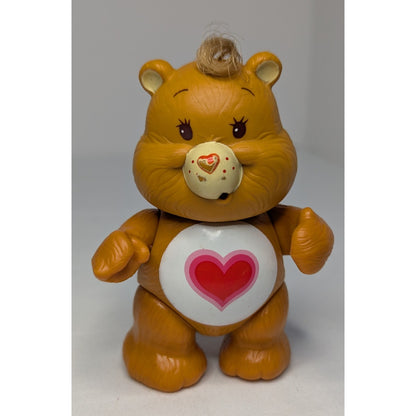 Vintage 1983 American Greetings Care Bears Poseable PVC 3.25" Figure Tenderheart