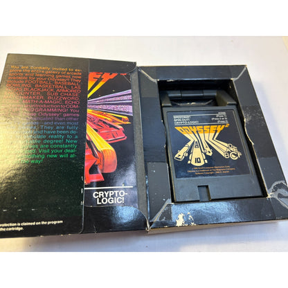 Speedway Spin-Out Crypto-Logic Game Odyssey 2 Magnavox 1978 Complete Tested B