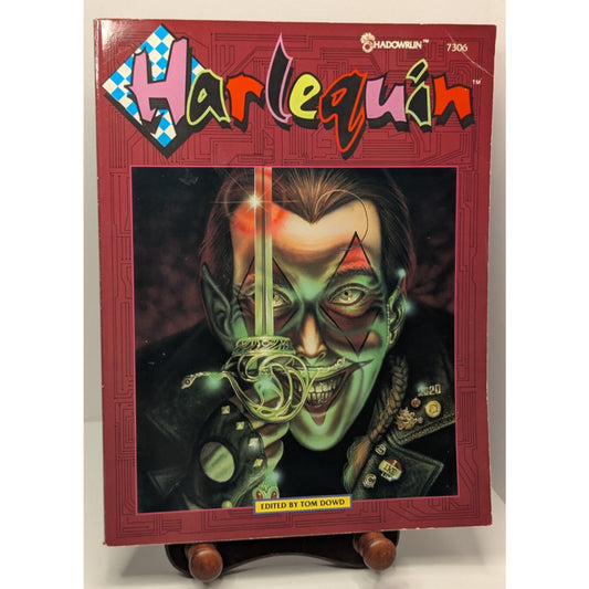 Vintage RPG Shadowrun Sourcebook # 7306 Harlequin FASA CORP 1990