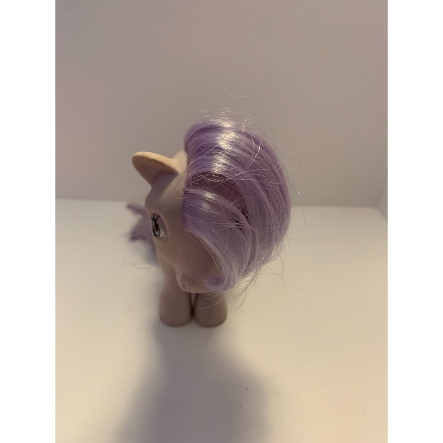 Vintage 1982 My Little Pony G1 Blossom Purple White Flowers Hong Kong Flat Foot