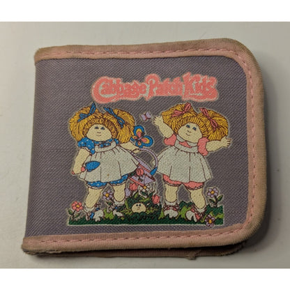 Vintage Cabbage Patch Kids Purple w/ Pink Trim Wallet 1983 Original Appalachian