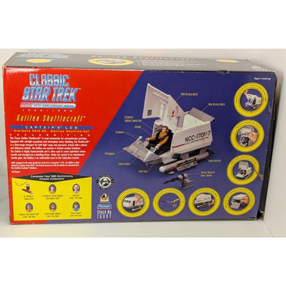 Vintage 1996 Classic Star Trek Galileo Shuttlecraft w/Captain Kirk Figure w/Box