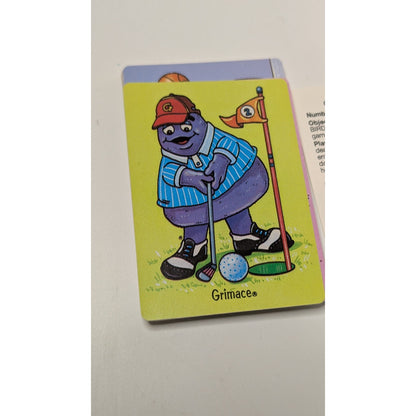 Vintage Happy Meal Toy McDonaldland Funset Birdie Old Maid Card Game Complete