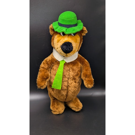 Vintage 1980 Yogi Bear Mighty Star Hannah Barbera Plush Stuffed Animal