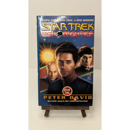 Lot of 7 Vintage Star Trek Paperbacks: New Frontiers Science Fiction Books