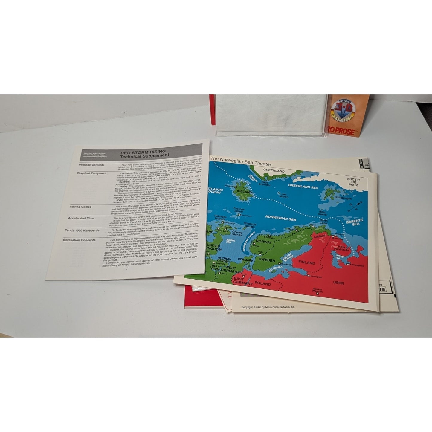 Vintage PC Games Land, Sea, and Air 2! (IBM 5.25" Release) Micro Prose READ