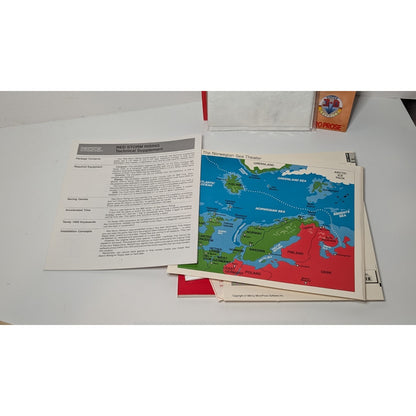 Vintage PC Games Land, Sea, and Air 2! (IBM 5.25" Release) Micro Prose READ