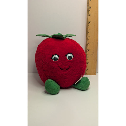 Vintage 1982 Del Monte Country Yumkin Plush REDDIE TOMATO 6" Stuffed Plush