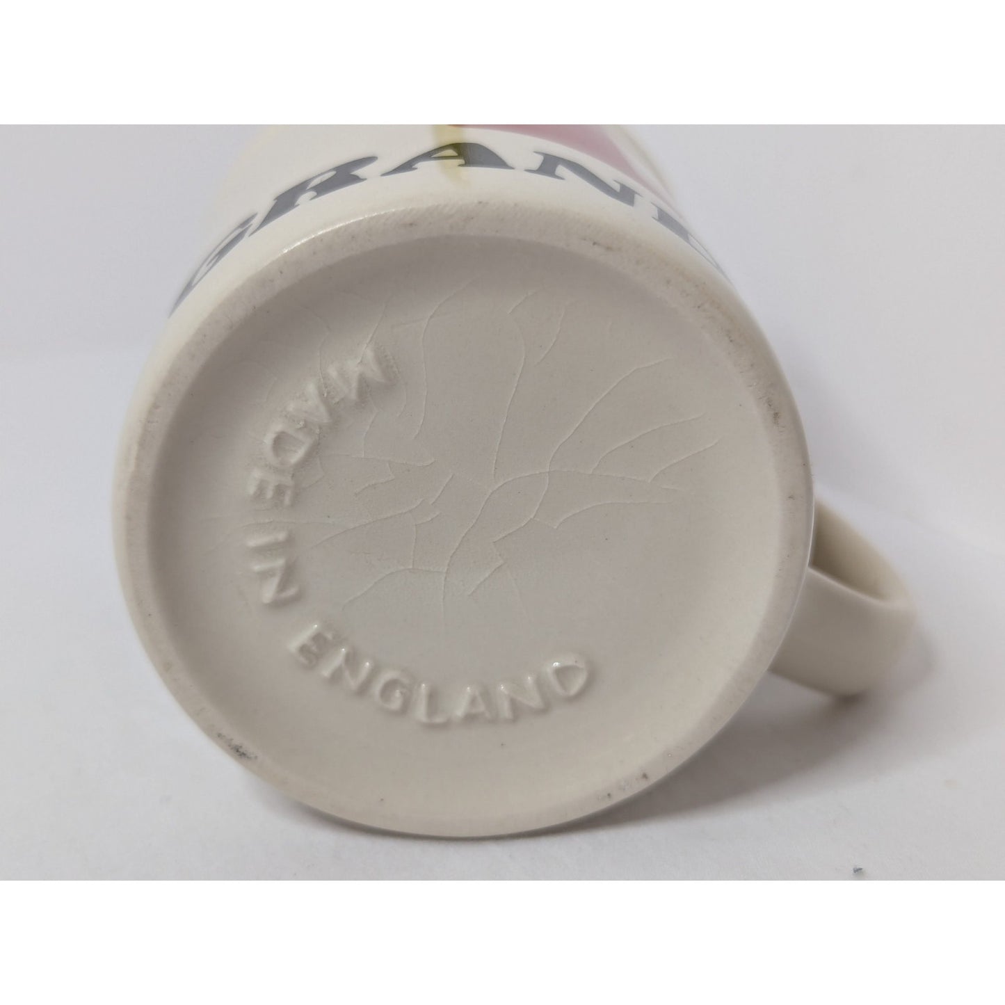Classic #1 Grandma Mug 3.75" Ceramic Coffee Mug Tea Vintage Red Made In England