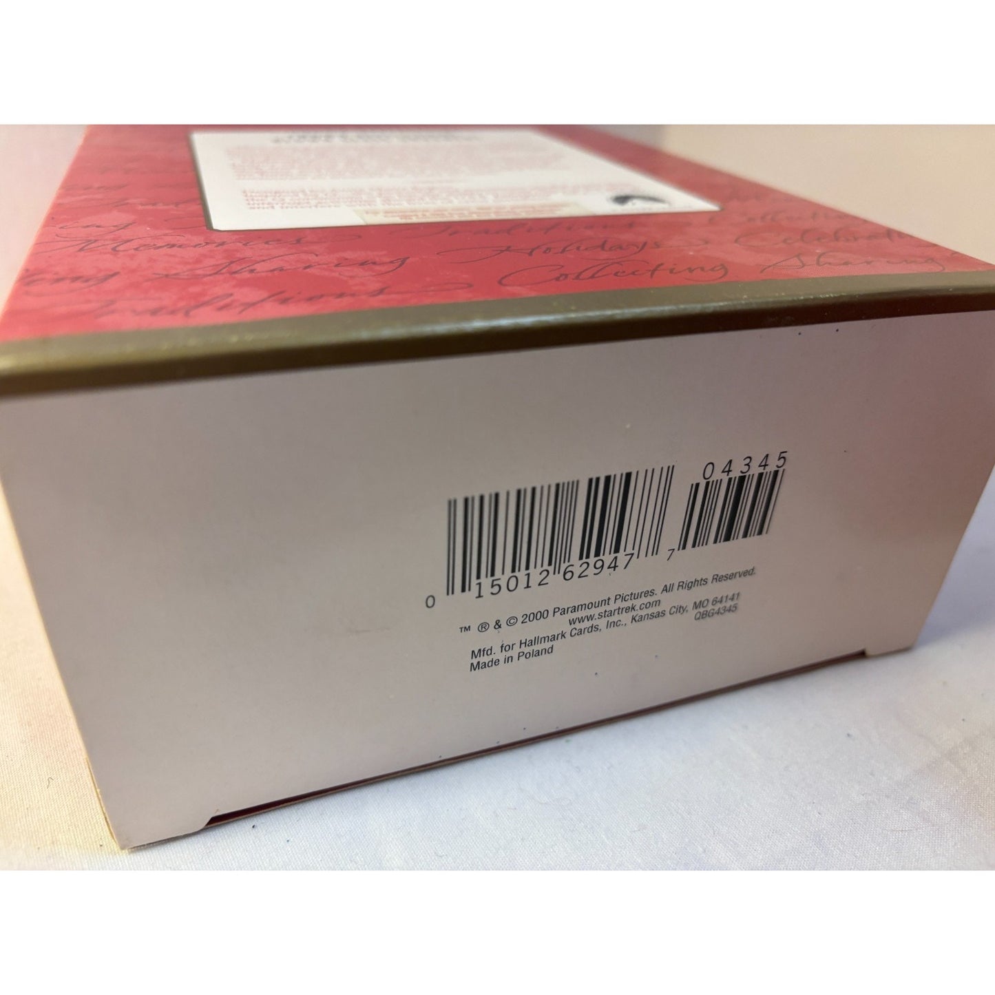 Hallmark Keepsake Ornament STAR TREK Next Generation Q Crown Reflections 2000