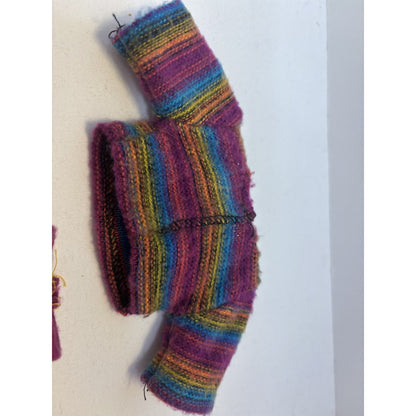 Vintage 1987 Mattel Barbie Sweater Soft Fashion #4479 Yellow & Purple Outfit