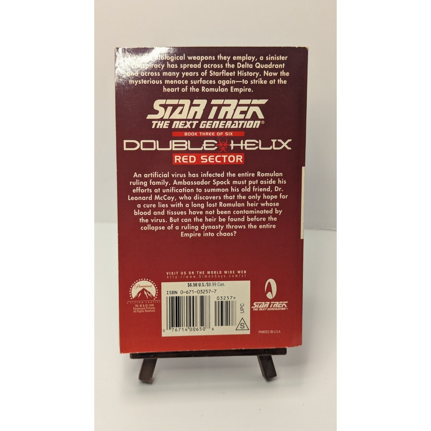 Star Trek The Next Generation Double Helix 6 Book Set Paperback Great Condition