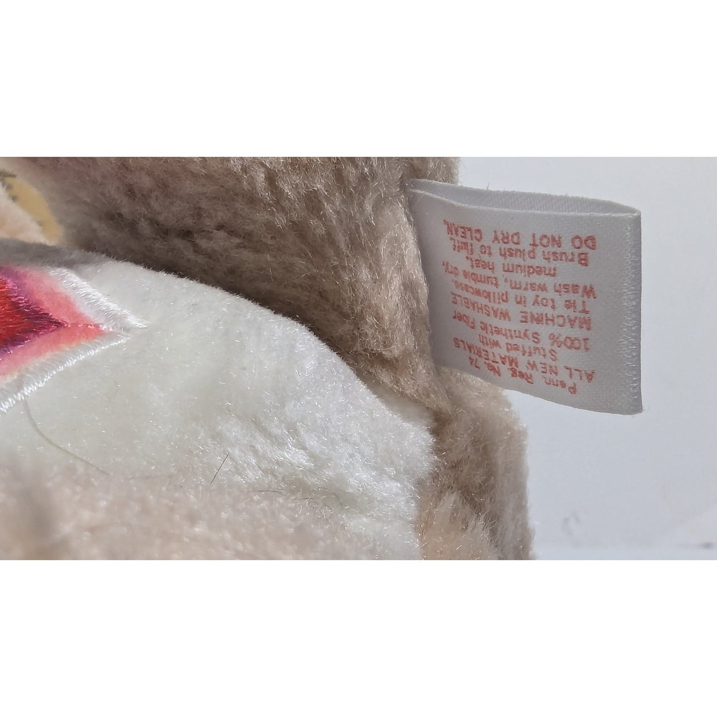 Vintage Care Bears Tenderheart Bear Plush 6” Stuffed Toy Original Kenner 1983