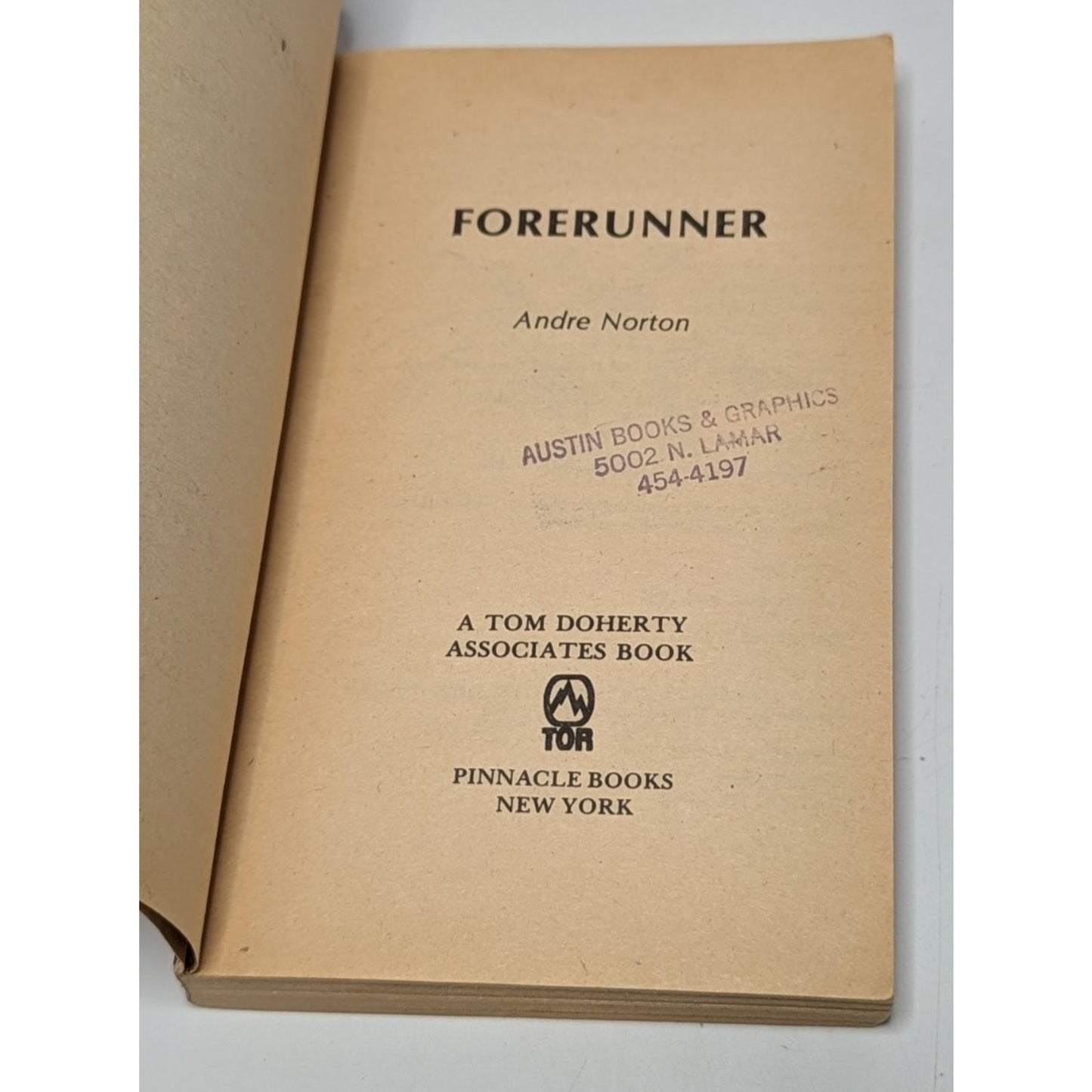 Andre Norton Forerunner, Forerunner: The Second Venture Lot Of 2 Hard/Paperback