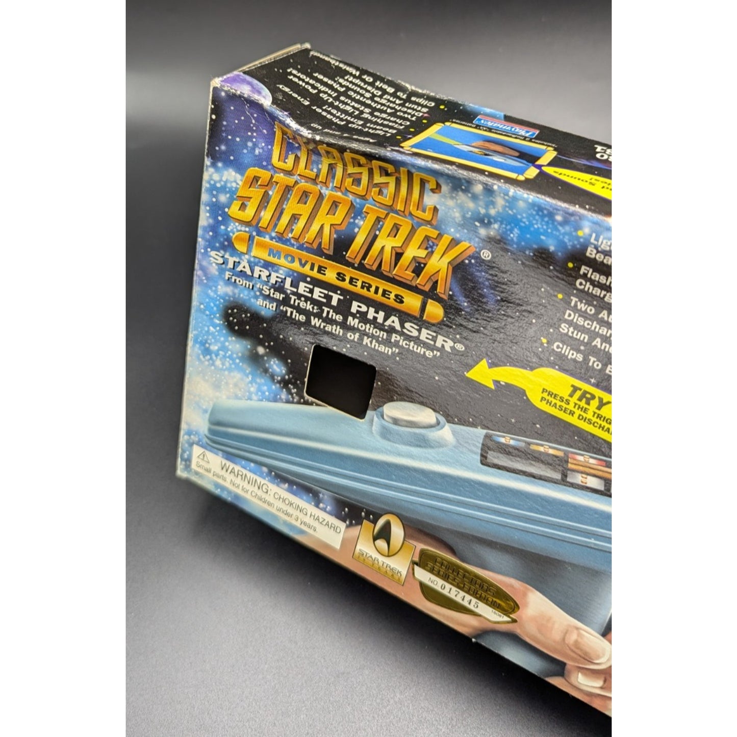Star Trek Classic Movie Series Starfleet Phaser (1996, Playmates, #16081)