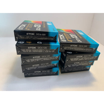 Lot of 9 TDK DC4-120 DATA CARTRIDGE Blank Tapes 4MM DDS2 120 M 394 ft NEW SEALED