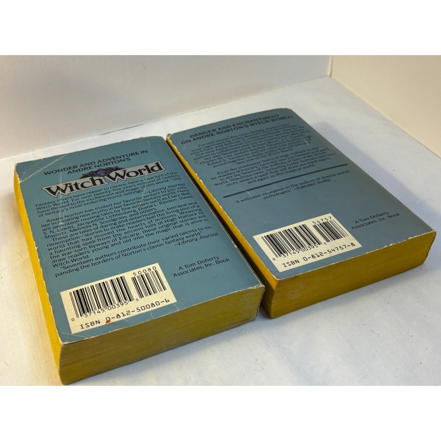 Lot 2 Books Tales of the Witch World 1 & 2 Andre Norton Vintage 1989 Paperback