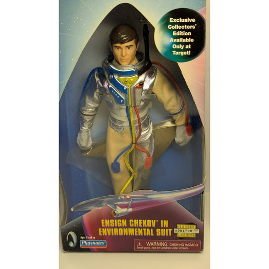 Star Trek Ensign Chekov Environmental Suit 9" Action Figure 1998 Playmates READ