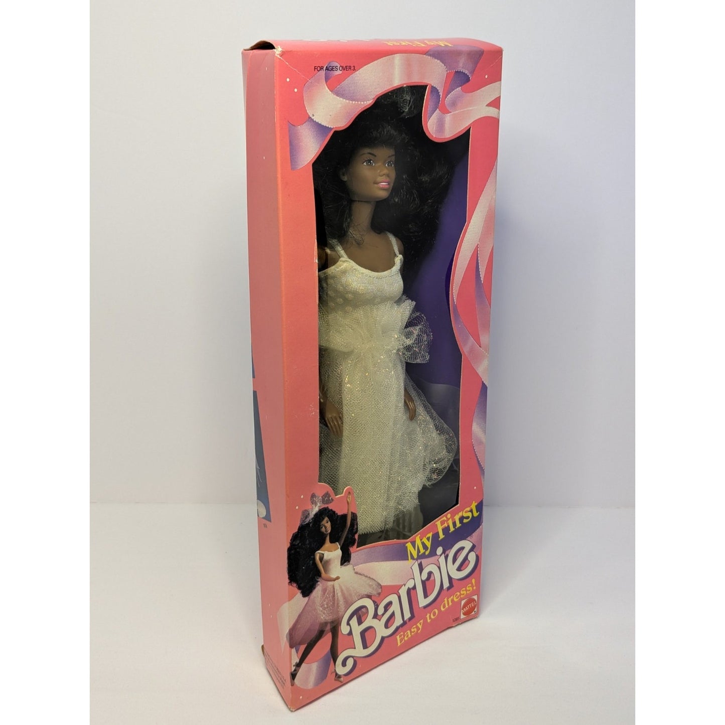 Vintage Mattel 1988 My First Barbie Doll #1281 Dancer So Easy To Dress!