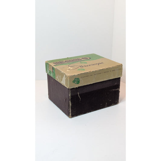 Vintage 1950s Sawyer's View-Master Stereoscope with Box Portland Ore