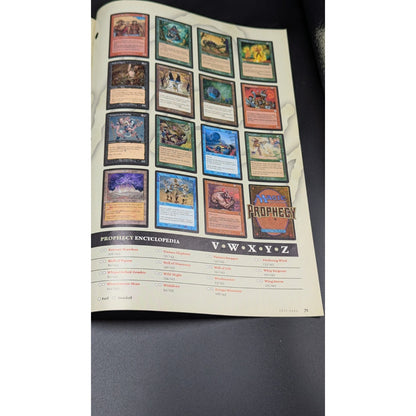 2000 Magic the Gathering Prophecy Top Deck Presents Card Encyclopedia Magazine Insert