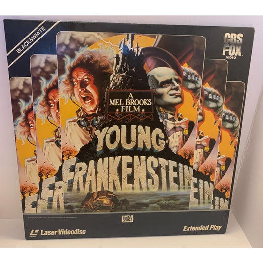 Young Frankenstein Extended Play Laserdisc 1983 Mel Brooks Black & White TESTED