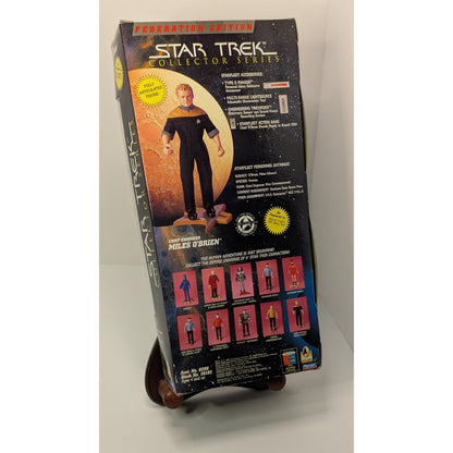 Star Trek MILES O'BRIEN 9" Action Figure 1996 DS9 Playmates FEDERATION Edition