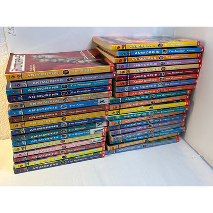 Vintage Animorphs Lot of 36 Books Nickelodeon 90s Some 1st Prints & Hard Covers